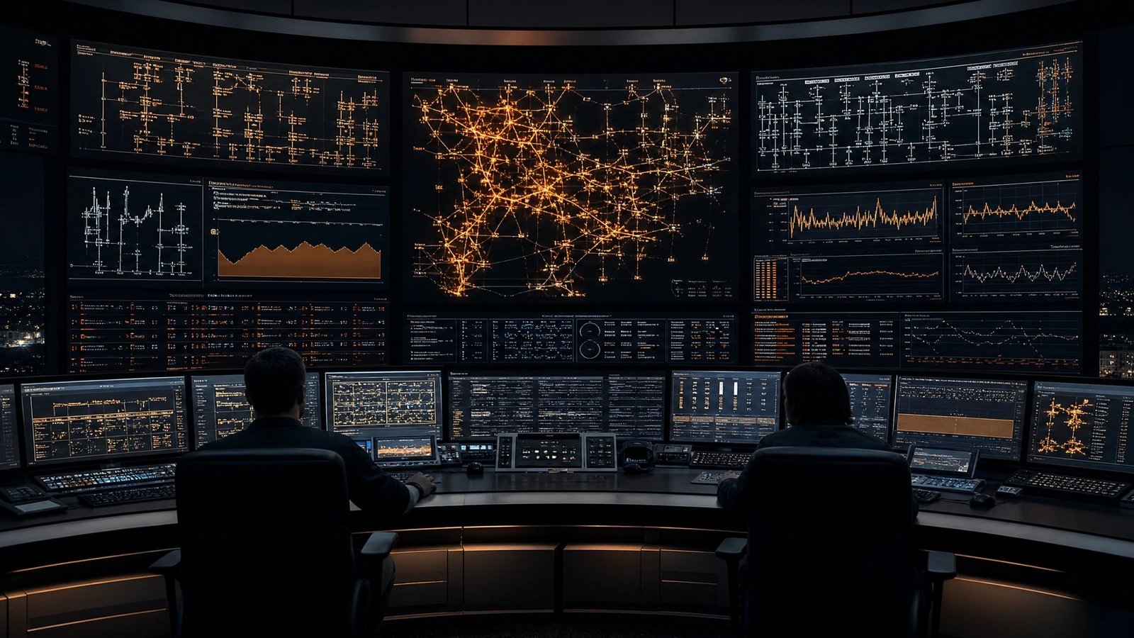 Grid operations control room