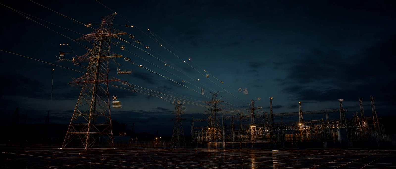 Energy grid infrastructure with telemetry overlay
